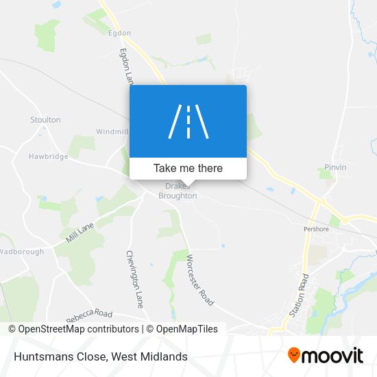 Huntsmans Close map