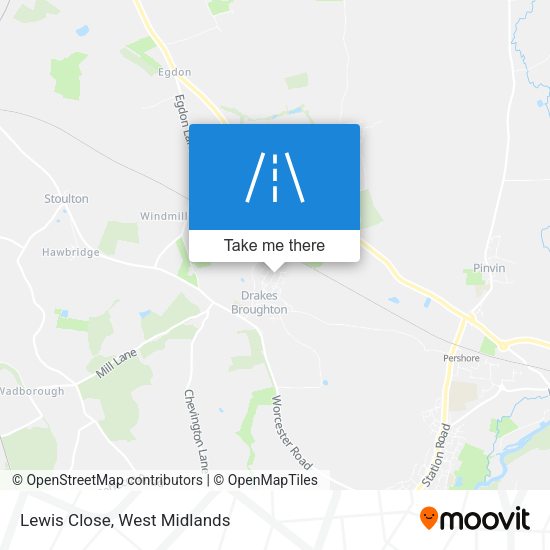 Lewis Close map