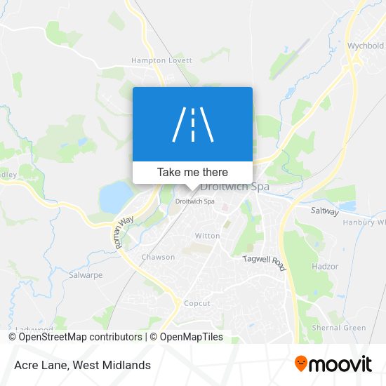 Acre Lane map