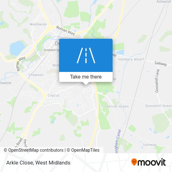 Arkle Close map