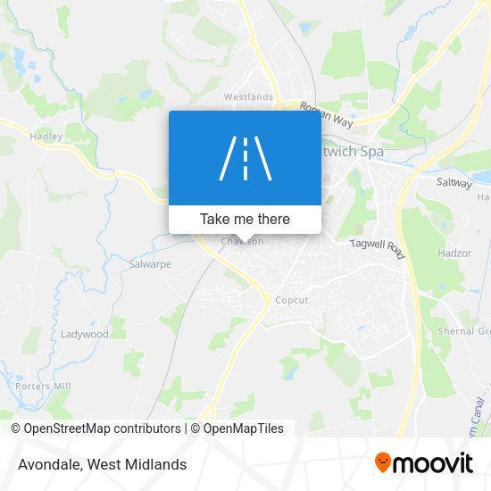 Avondale map