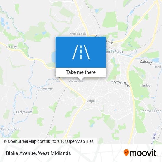 Blake Avenue map