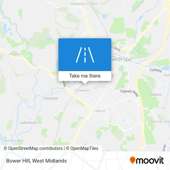Bower Hill map