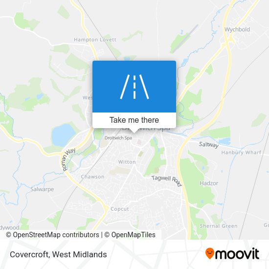 Covercroft map