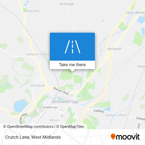 Crutch Lane map