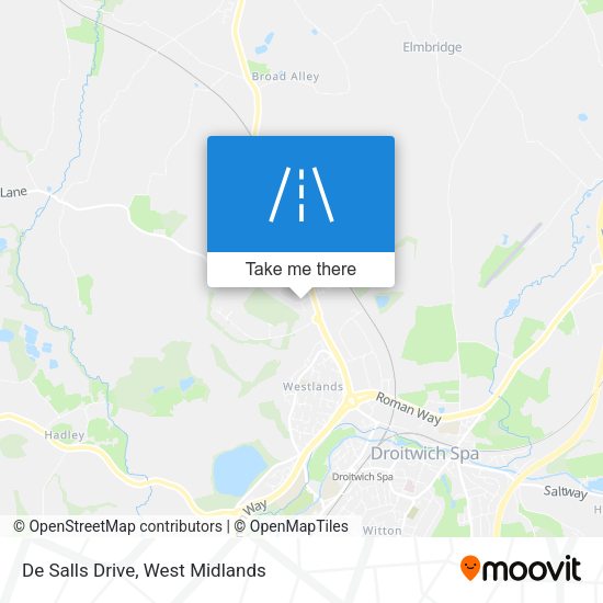 De Salls Drive map