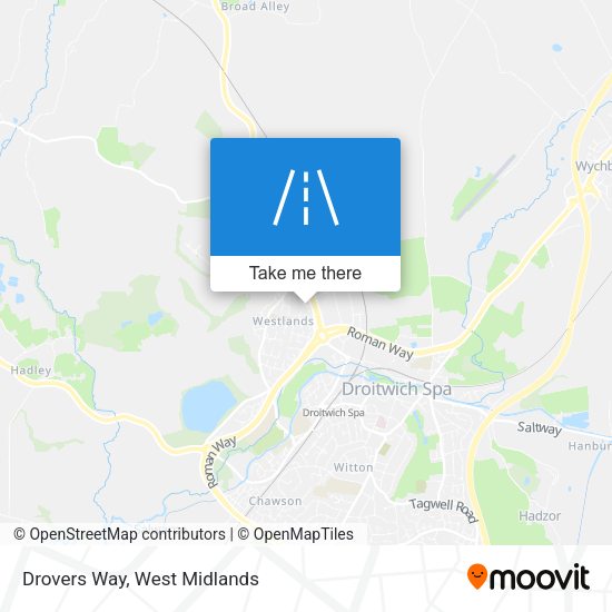 Drovers Way map