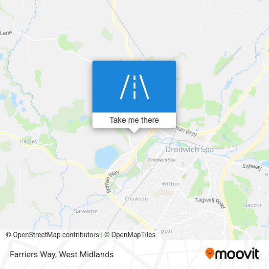 Farriers Way map