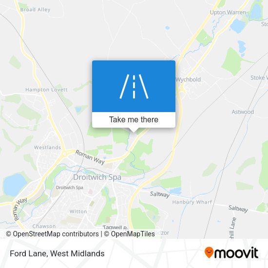 Ford Lane map
