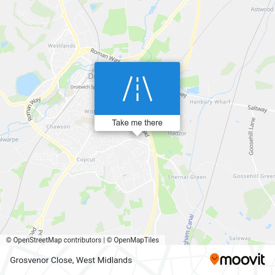 Grosvenor Close map