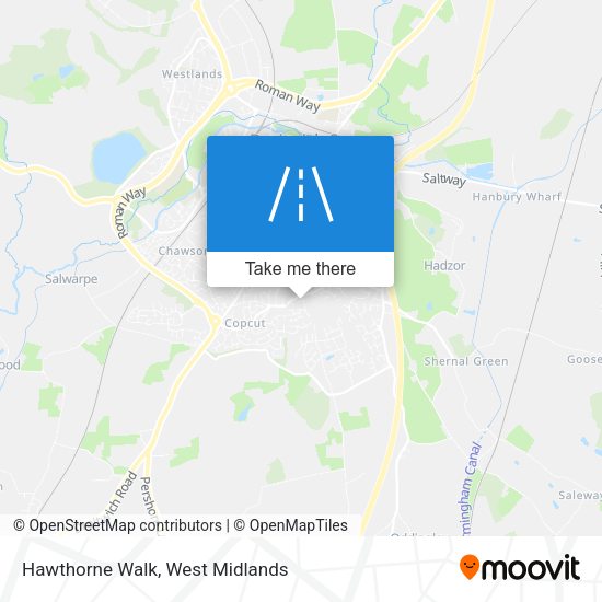 Hawthorne Walk map