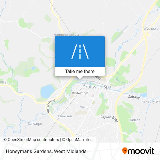 Honeymans Gardens map