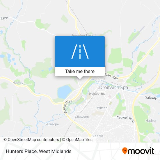 Hunters Place map
