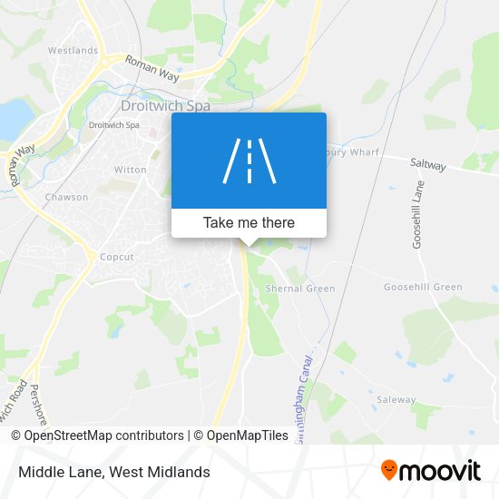 Middle Lane map