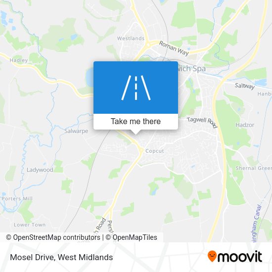 Mosel Drive map