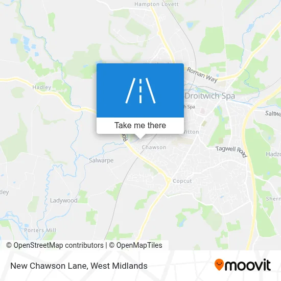 New Chawson Lane map