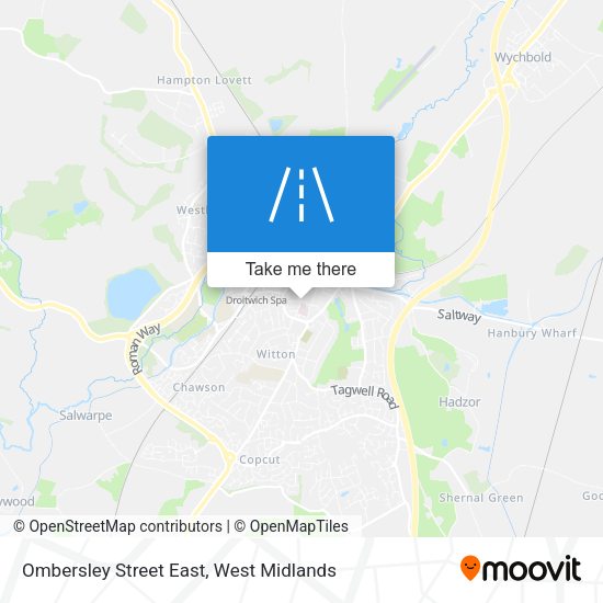 Ombersley Street East map