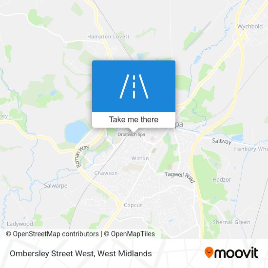 Ombersley Street West map