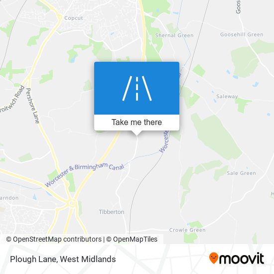 Plough Lane map