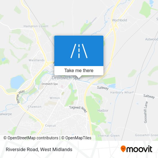 Riverside Road map