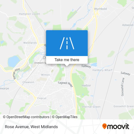Rose Avenue map