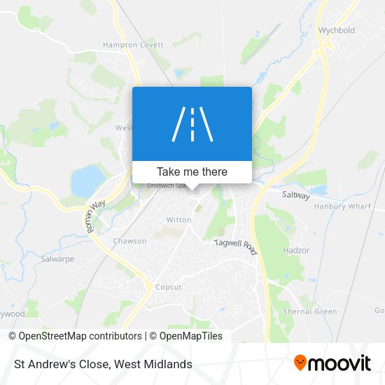 St Andrew's Close map