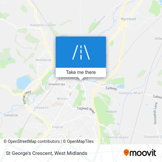 St George's Crescent map