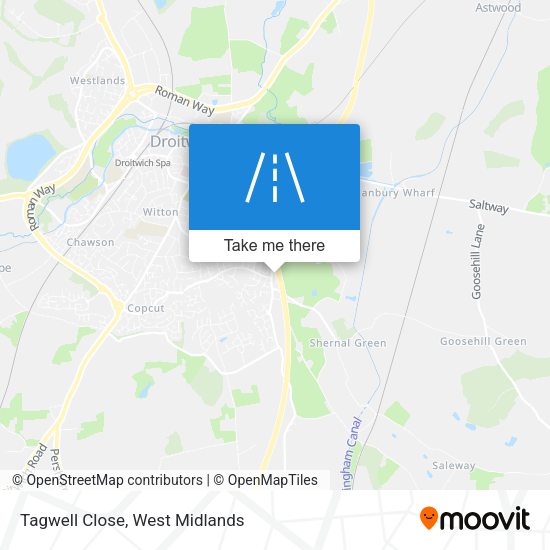 Tagwell Close map