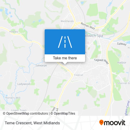 Teme Crescent map