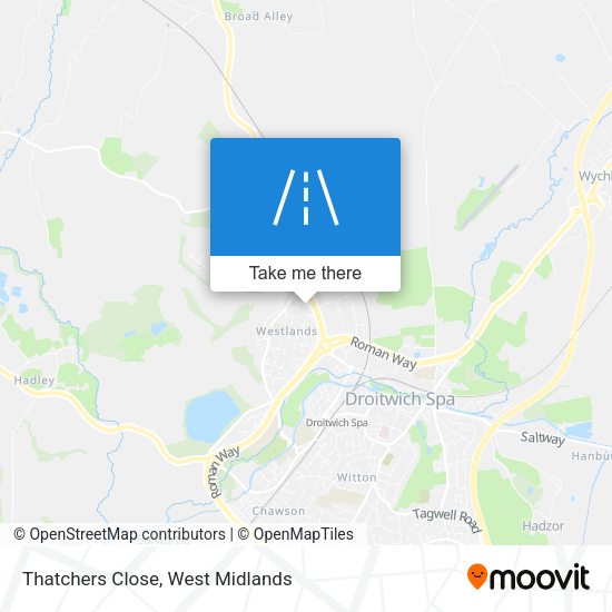 Thatchers Close map
