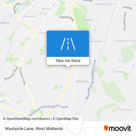 Washpole Lane map