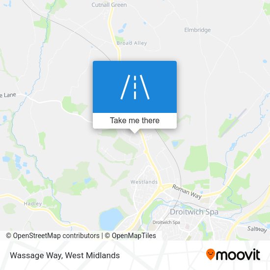 Wassage Way map