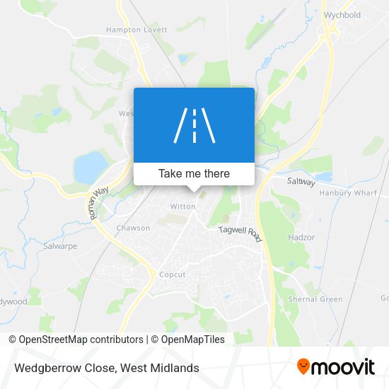 Wedgberrow Close map