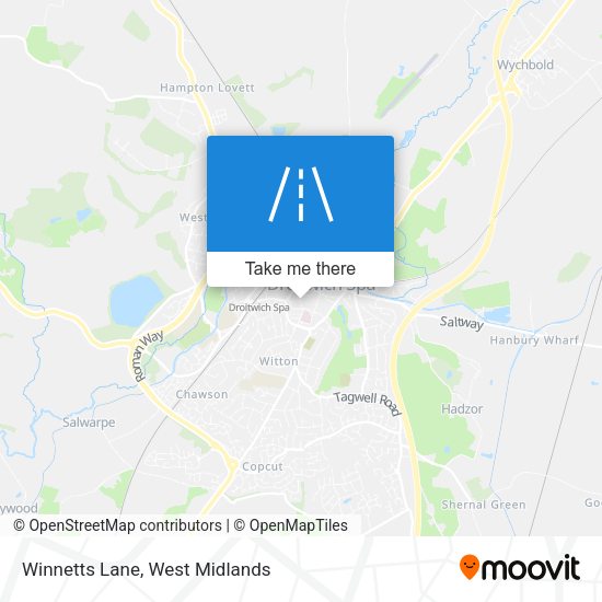 Winnetts Lane map