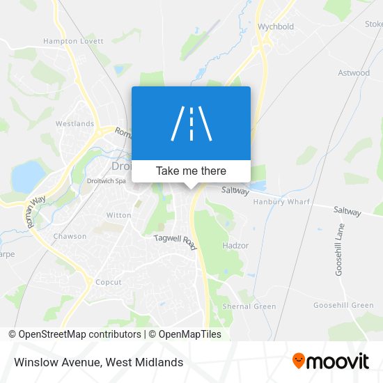 Winslow Avenue map
