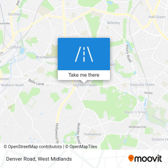 Denver Road map