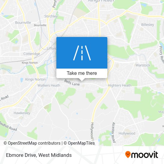 Ebmore Drive map