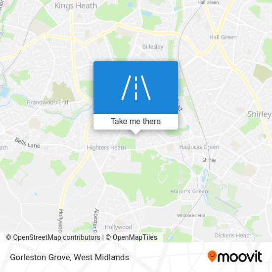 Gorleston Grove map