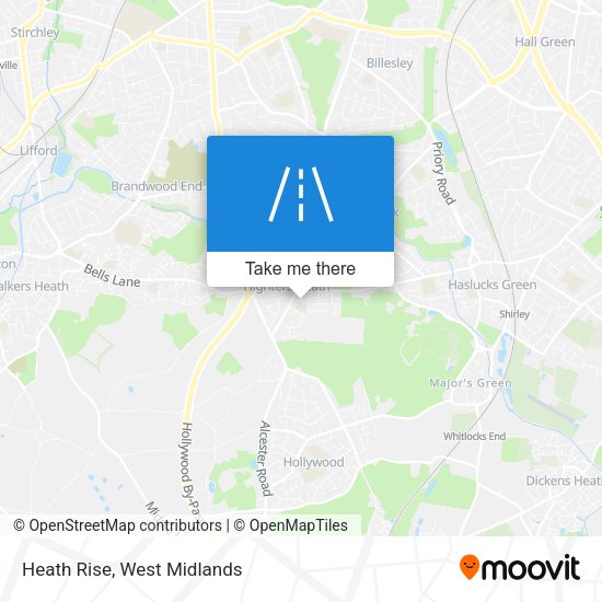 Heath Rise map