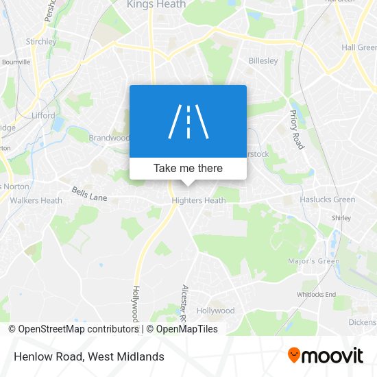 Henlow Road map