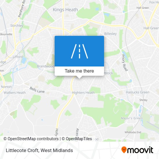 Littlecote Croft map