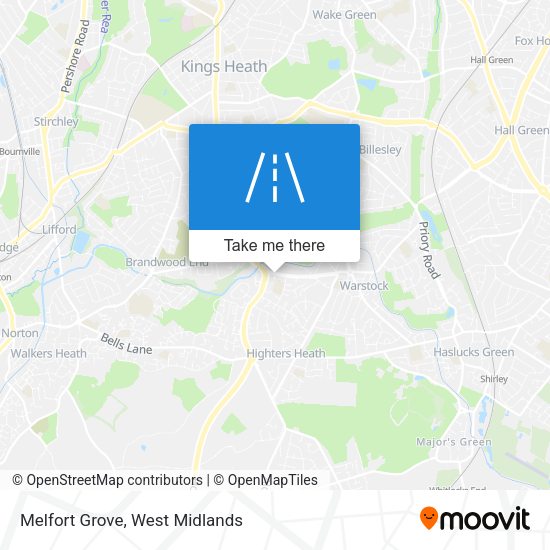 Melfort Grove map