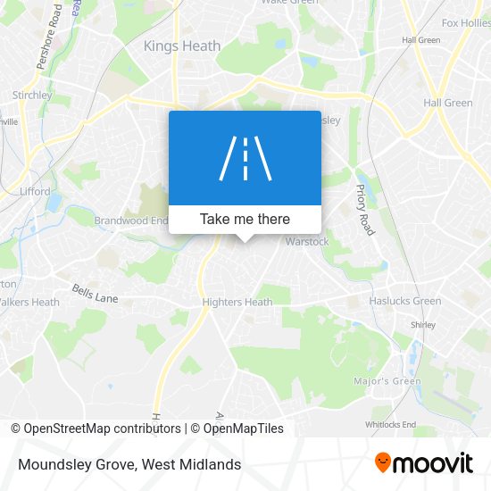 Moundsley Grove map