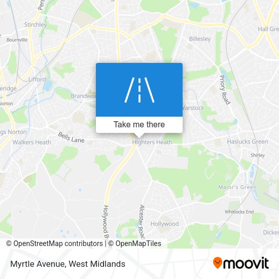 Myrtle Avenue map