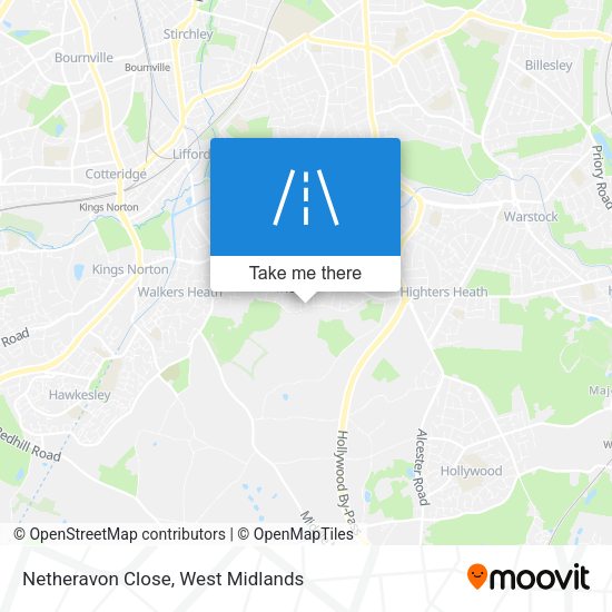 Netheravon Close map
