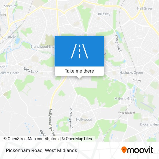 Pickenham Road map