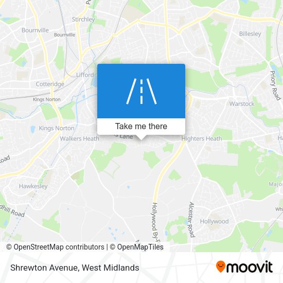 Shrewton Avenue map