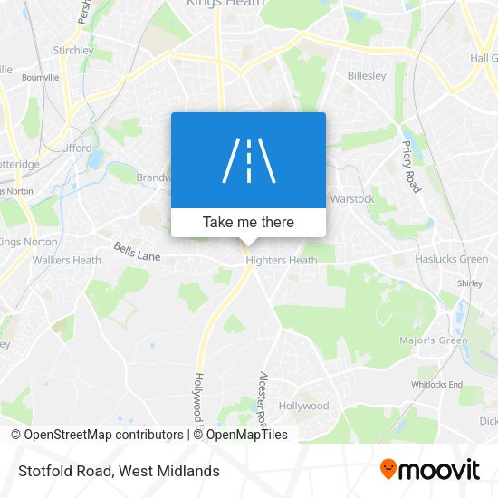 Stotfold Road map