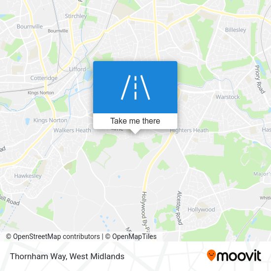 Thornham Way map