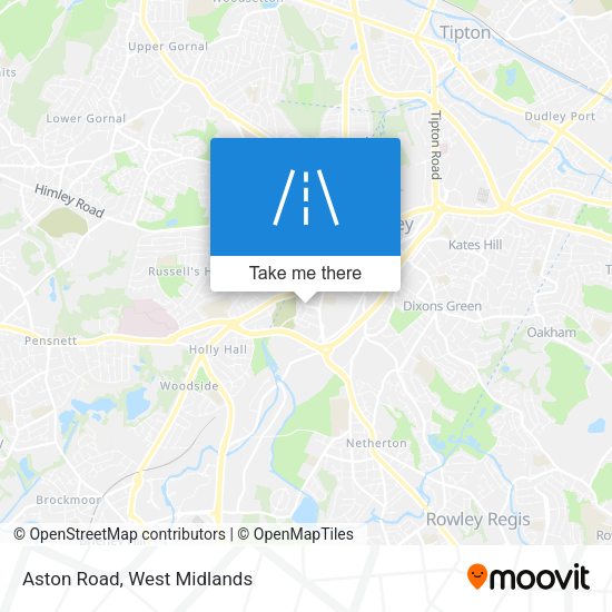Aston Road map
